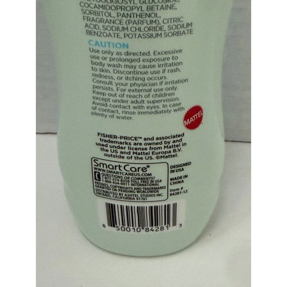 Fisher-Price Hello Bathtime Baby Body Wash 10oz Paraben Dye Free Gentle Formula
